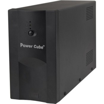 UPS GEMBIRD Line Int. cu sin. simulata, cu management, Tower, LED,  850VA/520W, AVR, 2x IEC, baterie 1x 12V/7Ah, incarcare pana la 12h, USB, 