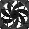 Ventilator Corsair RS140 MAX 140mm PWM, 1600 RPM, Dual Pack, Negru 