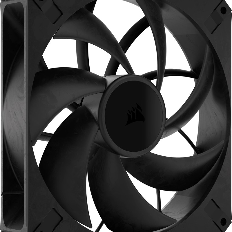 Ventilator Corsair RS140 MAX 140mm PWM, 1600 RPM, Dual Pack, Negru 
