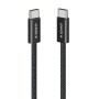 Cablu alimentare si date Anker Zolo, 1m, USB Type-C (T) la USB Type-C (T), 240W, invelis nylon, braided, negru 