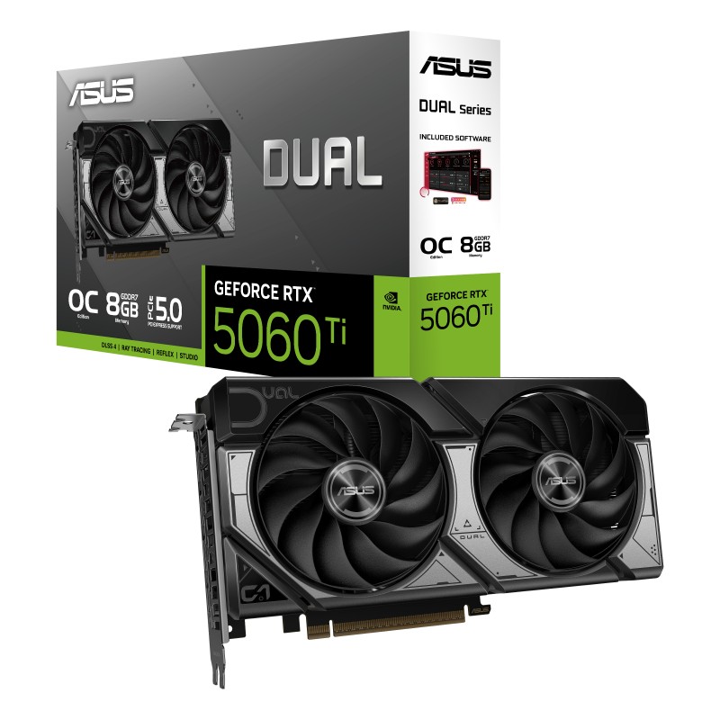 VGA ASUS DUAL RTX 5060 Ti OC 8GB 