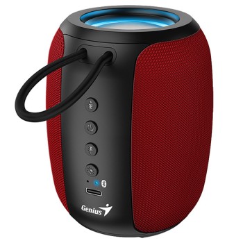 BOXA GENIUS PORTABILA, RMS: 5W, Bluetooth, red, #SP-915BT