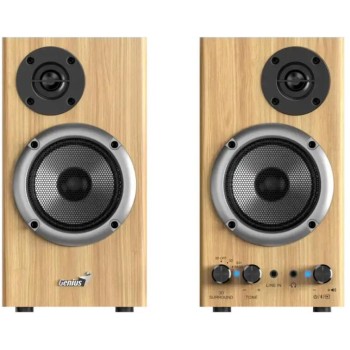 BOXE GENIUS 2.0, RMS: 20W, amplificare Bluetooth, pine wood, #SP-HF520BT