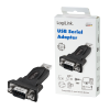 ADAPTOR USB LOGILINK, USB 2.0 (T) la Serial DB9M (9-pin)(RS232)(T), negru, 