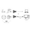 ADAPTOR USB LOGILINK, USB 2.0 (T) la Serial DB9M (9-pin)(RS232)(T), negru, 