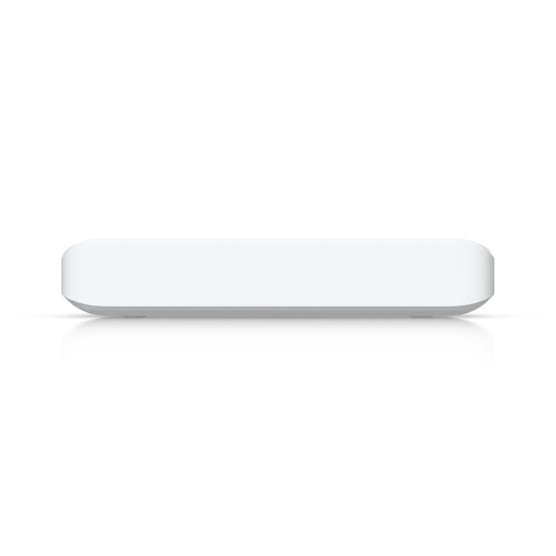 Ubiquiti 5-port 2.5G switch that can be powered with PoE or a USB-C adapter; 4x 2.5 GbE ports, 2.5 GbE PoE input port for power 