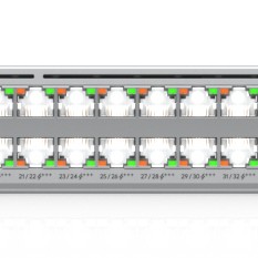 Ubiquiti network switch ECS-48-PoE-EU Enterprise-grade 48-port, Layer 3 Etherlighting PoE+++ switch with high-capacity 10 GbE RJ45 and 25G SFP28; (32) 10 GbE, (16) 2.5 GbE ports 