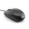 MediaRange Corded 3-button optical mouse, black 