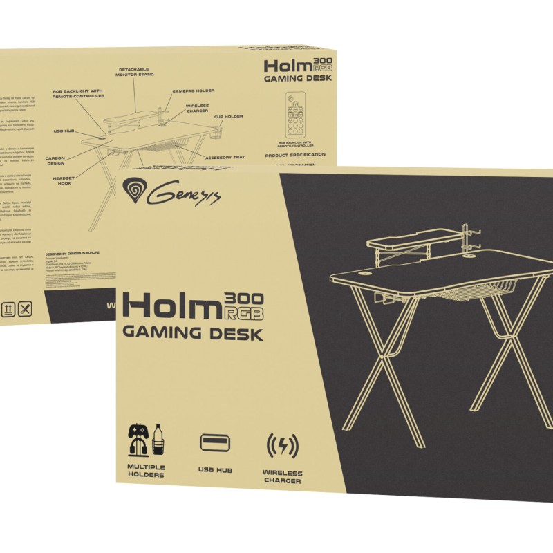 Birou gaming Genesis Holm 300 60 kg ng 