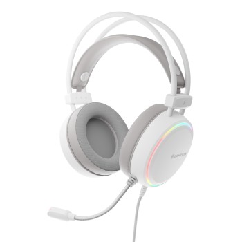 Casti cu fir Genesis Neon 613 G2 alb 