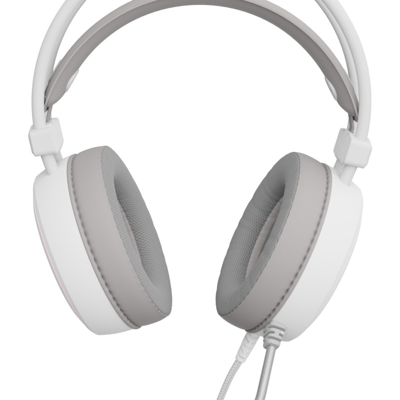 Casti cu fir Genesis Neon 613 G2 alb 