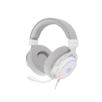 Casti cu fir Genesis Neon 764 alb 
