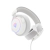 Casti cu fir Genesis Neon 764 alb 