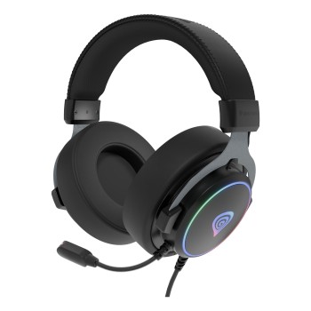 Casti cu fir Genesis Neon 764 negru 