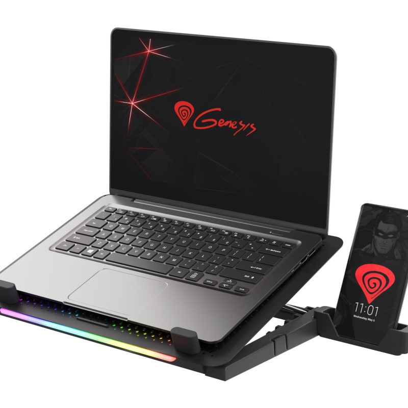 Cooler laptop Genesis Oxid 450 RGB 