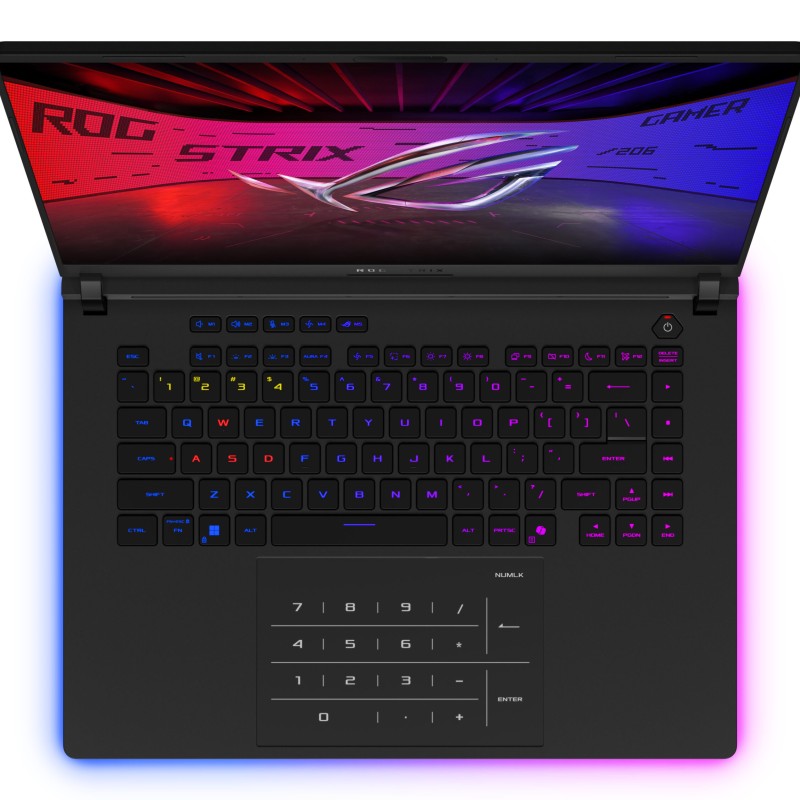 ASUS ROG Strix SCAR 16 G635LW Intel Core U9 275HX 16inch 2.5K Mini LED 32GB 2TB PCIe 4.0 NVMe M.2 GF RTX5080 16GB NoOS 3Y PUR Black 