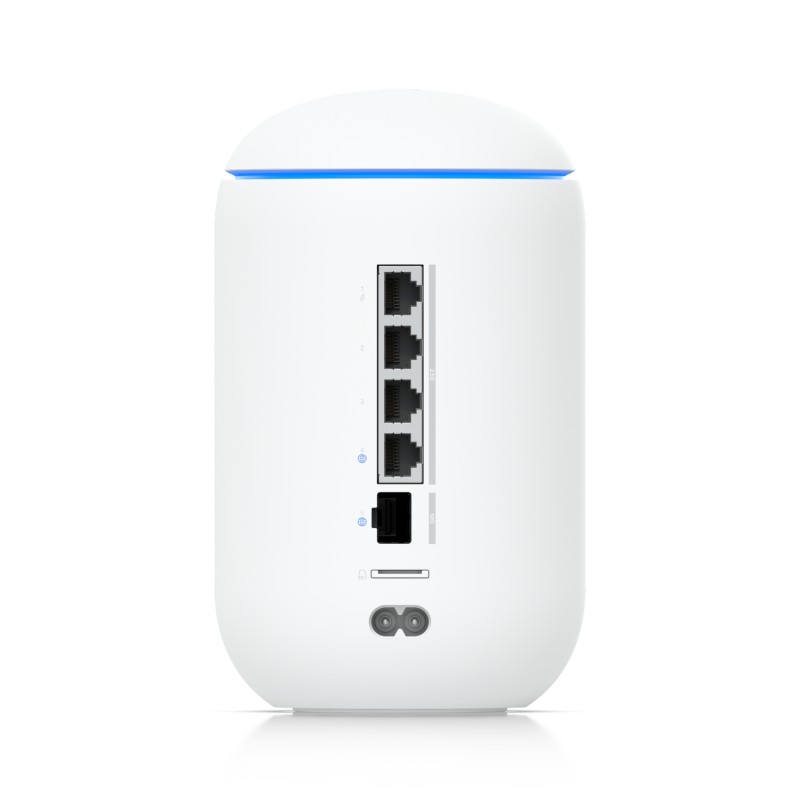 Ubiquiti UniFi UDR7 Dream Router 7 Desktop 10G Cloud Gateway with integrated WiFi 7, PoE switch, 10G SFP+ and (1) 2.5 GbE RJ45 WAN port, 64 GB microSD 