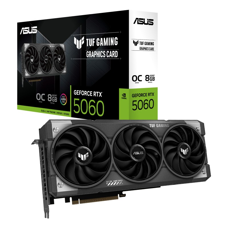 VGA ASUS TUF RTX 5060 OC 8GB GAMING 