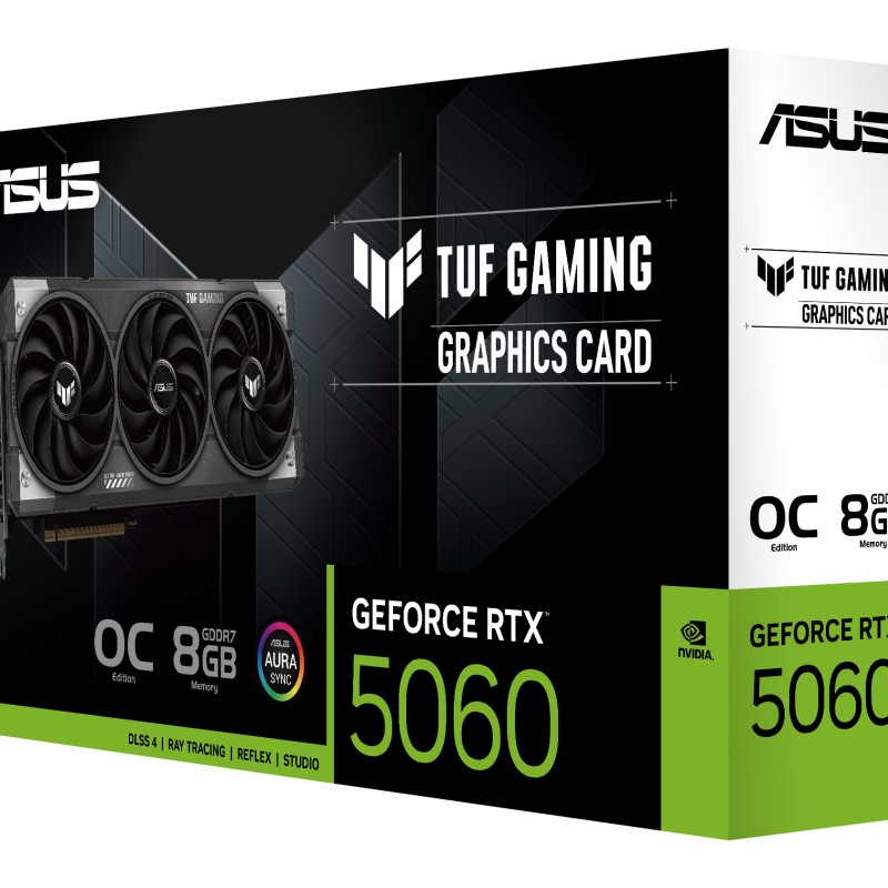 VGA ASUS TUF RTX 5060 OC 8GB GAMING 