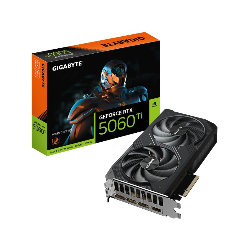 VGA GIGABYTE RTX 5060 TI WINDFORCE 8GB 