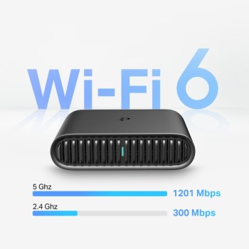 ROUTER TP-LINK wireless. portabil, AX1500 Wi-Fi 6, 1 × Gigabit WAN + 1 × Gigabit LAN, 1× USB 2.0, 1 x USB Type-C, 