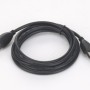 CABLU USB GEMBIRD prelungitor, USB 2.0 (T) la USB 2.0 (M), 3m, conectori auriti, negru, 