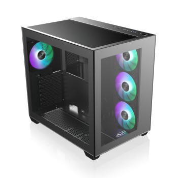 Carcasa RAIJINTEK PAEAN C7 TG4, MiddleTower, ATX, Negru 