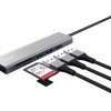 Halyx Fast USB-C & Card Reader, 3-port Hub 