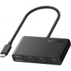 HUB Anker, 4-in-1, USB-C x 4 porturi, incarcare prin USB Type-C, viteza 10 Gbps, conectare prin USB-C, 100W PD in, 85W PD out, gri, 