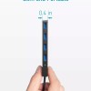 HUB Anker, 4-in-1, USB 3.0 x 4 porturi, incarcare prin USB Type-C, viteza 5 Gbps, conectare prin USB-C, negru, 