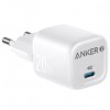Alimentator retea Anker, Zolo, 20W, fast charge, 1 x USB-C, alb, 