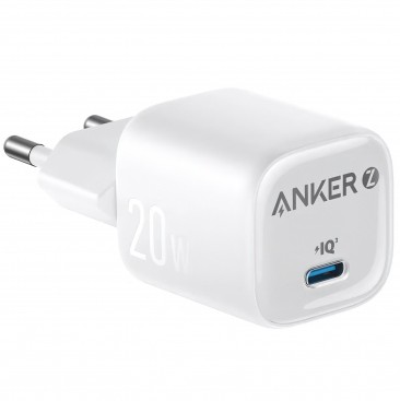 Alimentator retea Anker, Zolo, 20W, fast charge, 1 x USB-C, alb, 