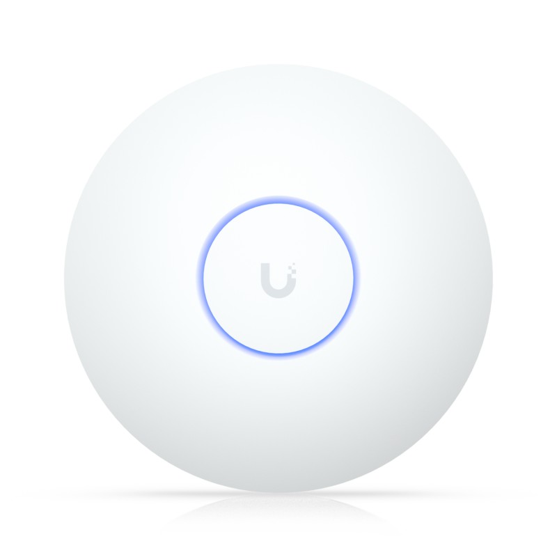 Ubiquiti UniFi U7-LR Long-Range Compact, ceiling-mount WiFi 7 AP with 5 spatial streams and extended signal range 