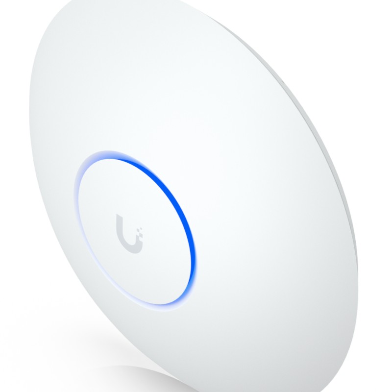 Ubiquiti UniFi U7-LR Long-Range Compact, ceiling-mount WiFi 7 AP with 5 spatial streams and extended signal range 