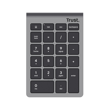 Tastatura Trust numerica Xalax WS, gri 