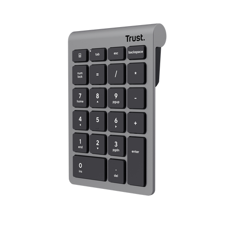 Tastatura Trust numerica Xalax WS, gri 