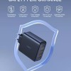 Alimentator retea Aukey, PA-B7S BK, 100W, fast charge, 3 x USB-C, 1 x USB-A, negru, 