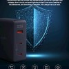 Alimentator retea Aukey, PA-B7O BK, 140W, fast charge, 2 x USB-C, 1 x USB-A, negru, 
