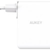 Alimentator retea Aukey, PA-B7O WH, 140W, fast charge, 2 x USB-C, 1 x USB-A, alb, 