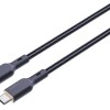 Cablu alimentare si date Aukey, USB Type-C (T) la USB Type-C (T), 1.8m, 480 Mbps, 100W, braided, negru, 