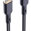 Cablu alimentare si date Aukey, USB Type-C (T) la USB Type-C (T), 1.8m, 480 Mbps, 100W, braided, negru, 