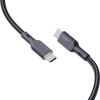 Cablu alimentare si date Aukey, USB Type-C (T) la USB Type-C (T), 1.8m, 480 Mbps, 100W, braided, negru, 