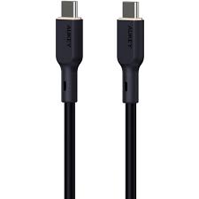 Cablu alimentare si date Aukey, USB Type-C (T) la USB Type-C (T), 1.8m, 480 Mbps, 100W, silicon, negru, 