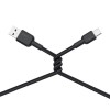Cablu alimentare si date Aukey, USB Type-A (T) la USB Type-C (T), 1.8m, 480 Mbps, 60W, nylon, negru, 