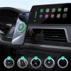 Alimentator Smartphone auto Aukey, HD-MC13, 15W, fast charge, suport prindere ventilatie, magnetic, alimentare prin UCB-C, 1 x USB-C, negru, 