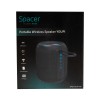 BOXA SPACER portabila bluetooth, YOUPI-BK, RMS:  6W, RGB, acumulator 1800mAh, timp de functionare pana la 5 ore, pana la 10m, AUX, FM radio, microSD, incarcare USB Type-C, IPX5, BLACK, 