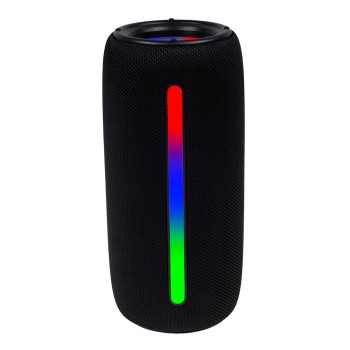 BOXA SPACER portabila bluetooth, ROCKER-BK, RMS: 10W (5W x 2), RGB, acumulator 1800mAh, timp de functionare pana la 5 ore, pana la 10m, AUX, FM radio, microSD, USB, incarcare USB Type-C, BLACK, 