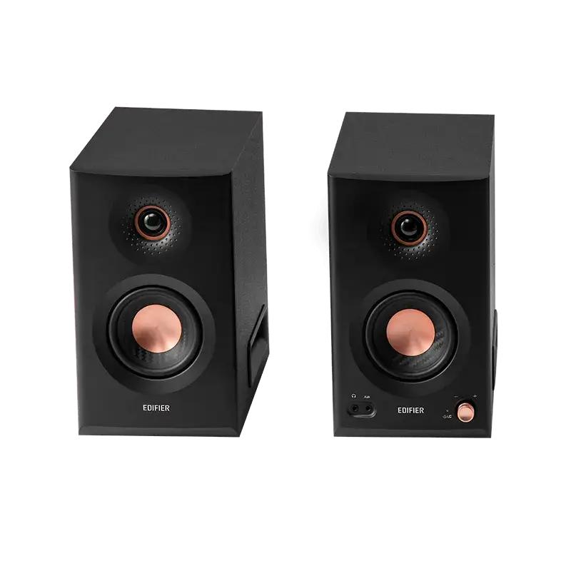BOXE EDIFIER 2.0, RMS: 110W (2 x 30W + 2 x 15W + 2 x 10W), studio monitor, BT v6.0, volum, high freq, low freq, intrare jack 6.35 TRS balanced, XLR balanced, RCA/AUX, black, 