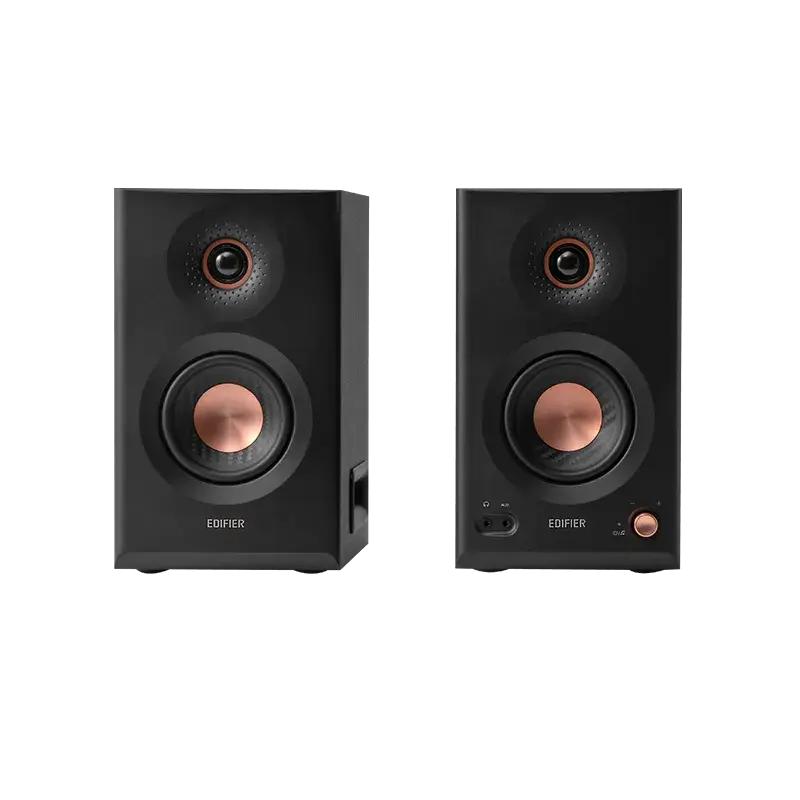 BOXE EDIFIER 2.0, RMS: 110W (2 x 30W + 2 x 15W + 2 x 10W), studio monitor, BT v6.0, volum, high freq, low freq, intrare jack 6.35 TRS balanced, XLR balanced, RCA/AUX, black, 