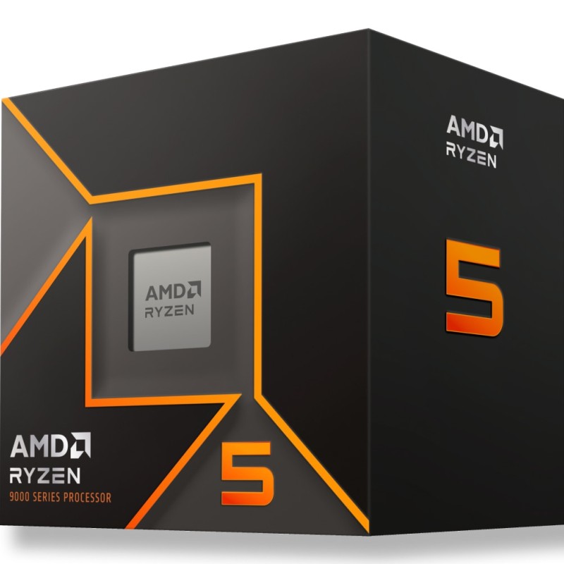 AMD CPU Desktop Ryzen 5 6/12T 9600 (5.2GHz,38MB,65W,AM5) box, with Wraith Stealth Cooler and Radeon Graphics 
